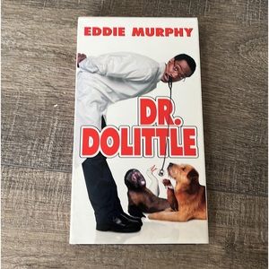 Dr.Dolittle on VHS Vintage 90’s Classics Eddie Murphy ~Bundle~2 For $20 …